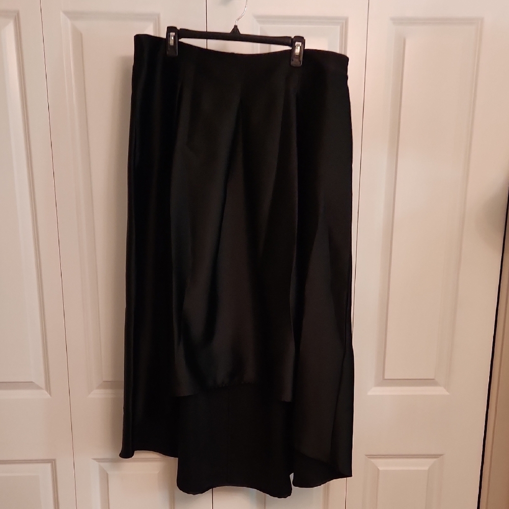 Ashley Nell Tipton Black High-Low Skirt